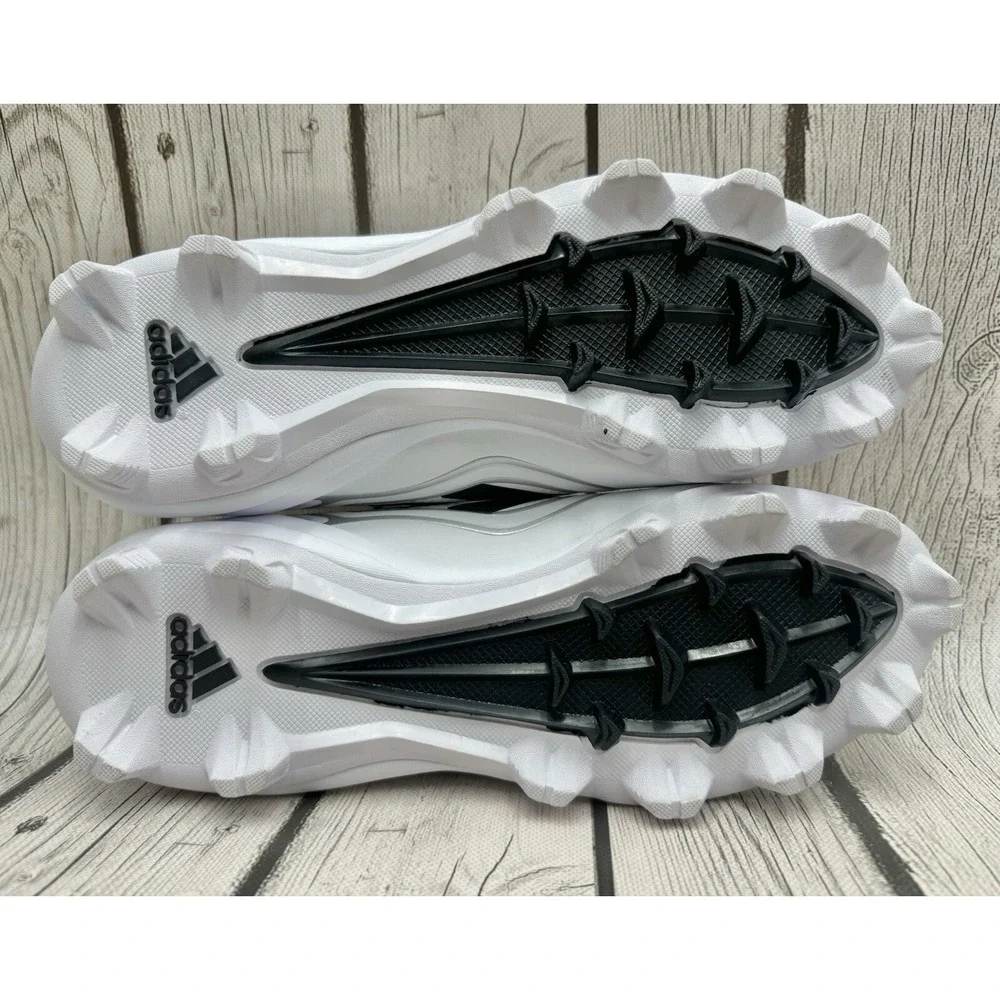 Adidas Men's Purehustles MD White Black Size 7.5 IG7139 New